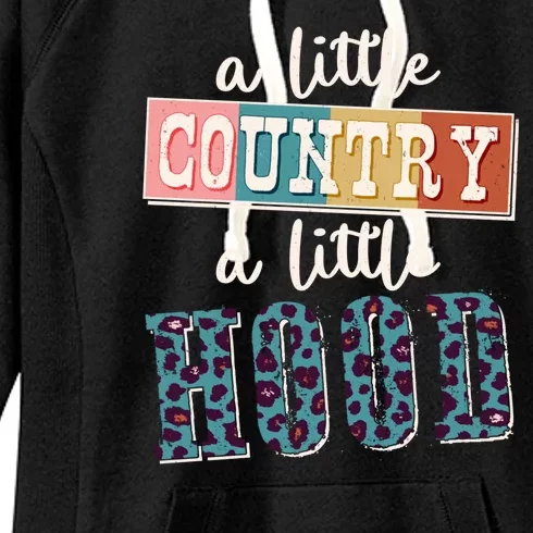 Funny Cute A Little Country A Little Hood Women's Fleece Hoodie