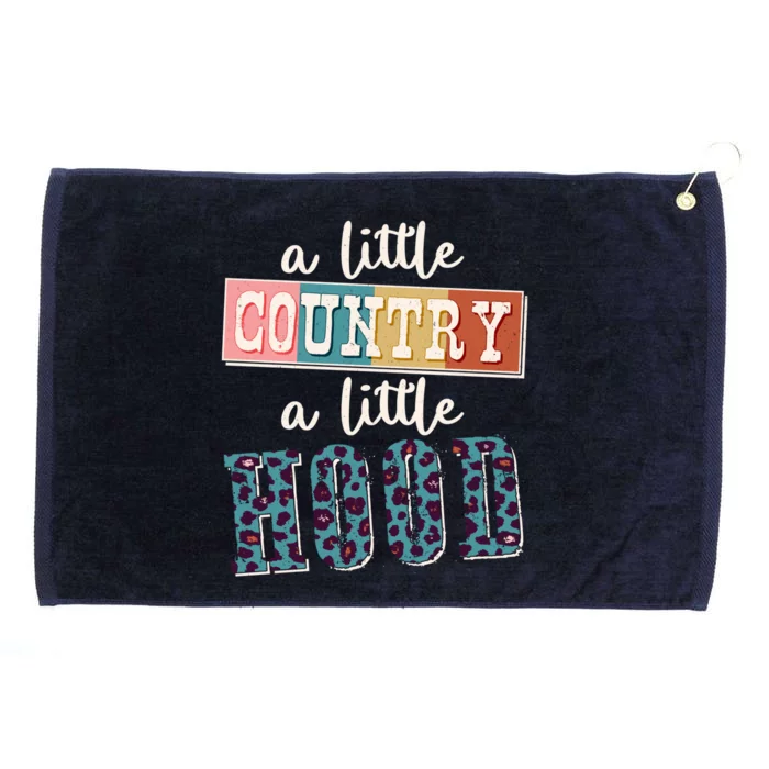 Funny Cute A Little Country A Little Hood Grommeted Golf Towel