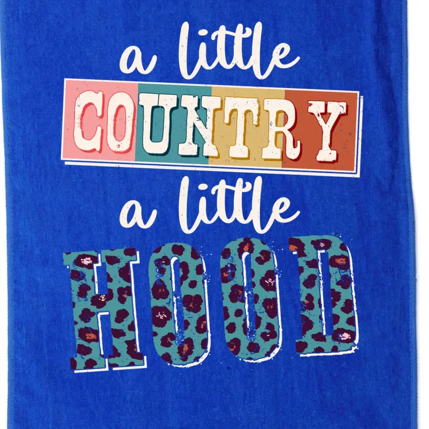 Funny Cute A Little Country A Little Hood Platinum Collection Golf Towel