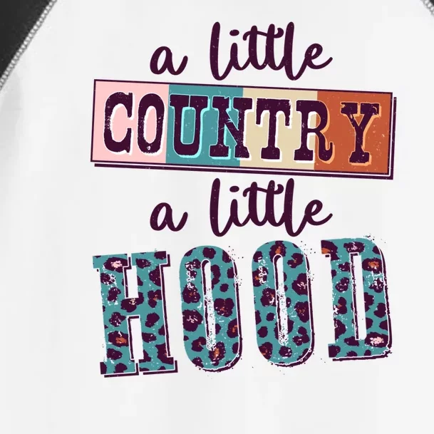 Funny Cute A Little Country A Little Hood Toddler Fine Jersey T-Shirt