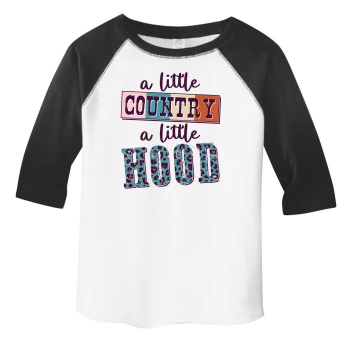 Funny Cute A Little Country A Little Hood Toddler Fine Jersey T-Shirt