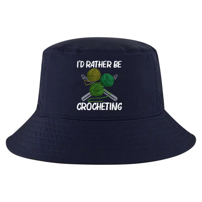 Funny Crocheting Art Crochet Handicraft Lovers Gift Cool Comfort Performance Bucket Hat