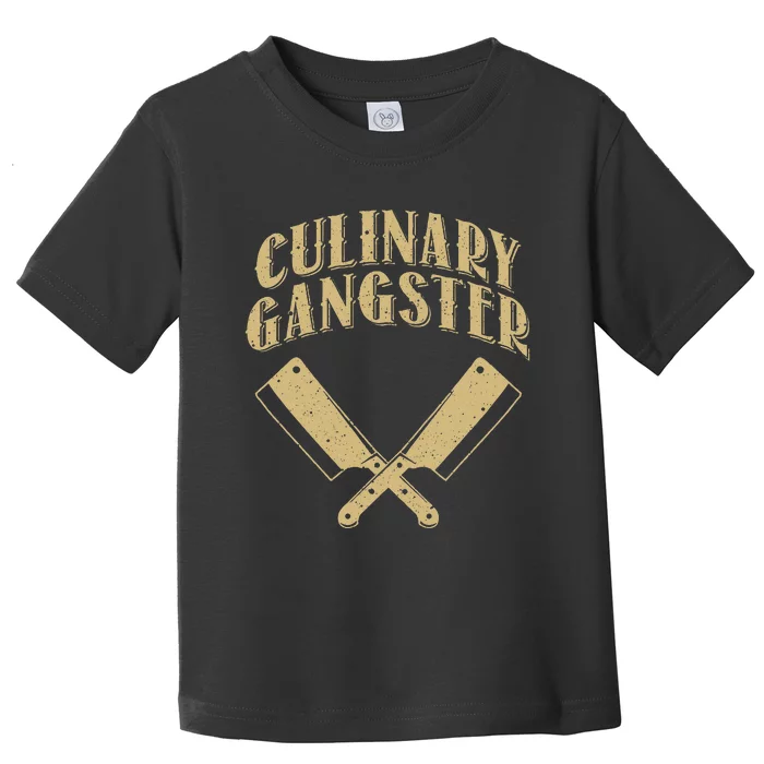 Funny Chef Art For Kitchen Restaurant Cooking Lovers Toddler T-Shirt