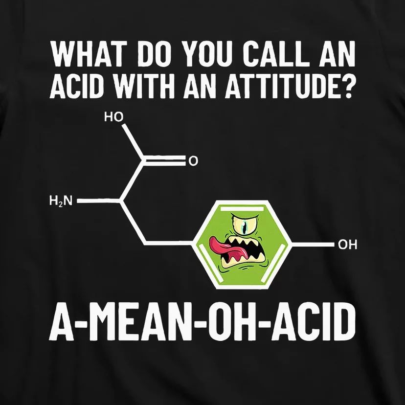 Funny Chemist Amino Acid Pun Ameanohacid Chemistry T-Shirt