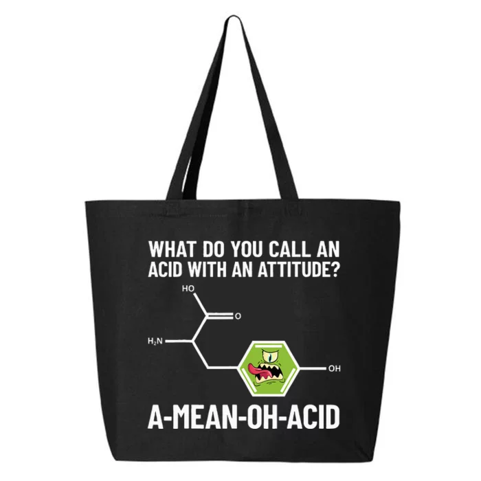 Funny Chemist Amino Acid Pun Ameanohacid Chemistry 25L Jumbo Tote