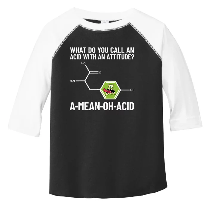 Funny Chemist Amino Acid Pun Ameanohacid Chemistry Toddler Fine Jersey T-Shirt