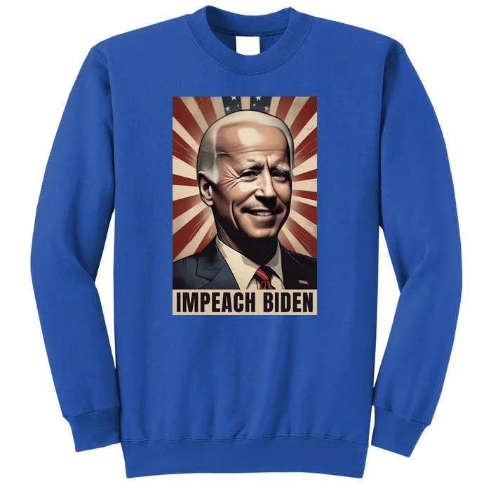 Funny Conservative Anti Joe Biden Tall Sweatshirt