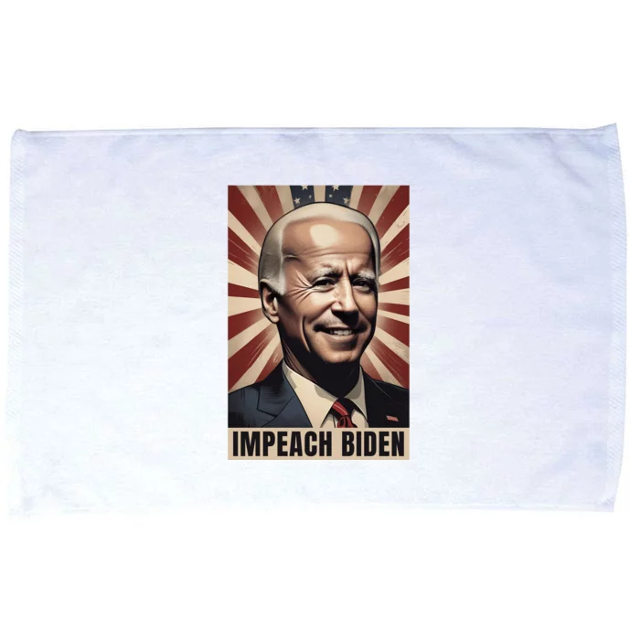 Funny Conservative Anti Joe Biden Microfiber Hand Towel