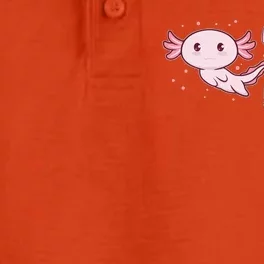 Funny Cute Always Be An Axolotl Dry Zone Grid Performance Polo