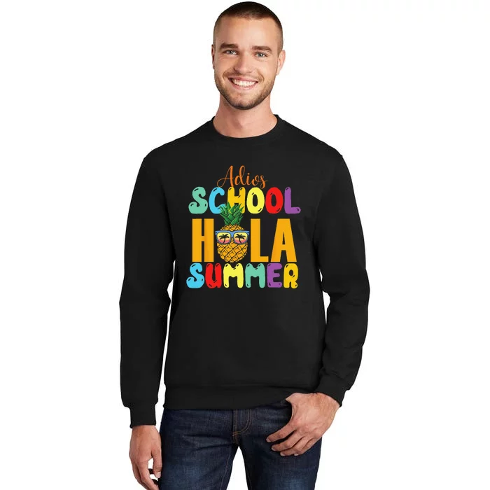 Funny Cute Adios School Hola Summer lovley Sweatshirt