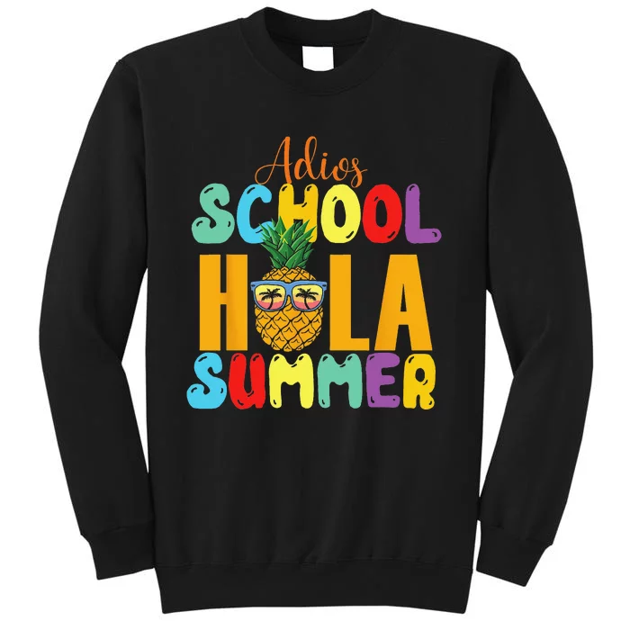 Funny Cute Adios School Hola Summer lovley Sweatshirt