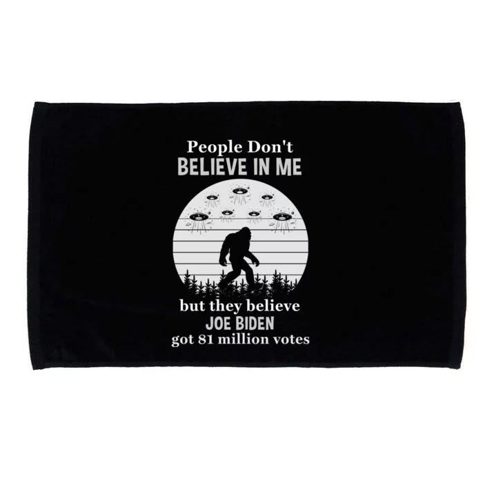 Funny Conservative Anti Biden Bigfoot Microfiber Hand Towel