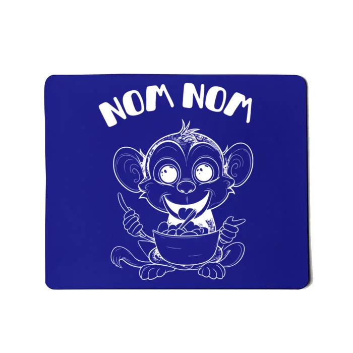 Funny Cartoon Animal Gift Funny Quote Yummy Monkey Gift Mousepad