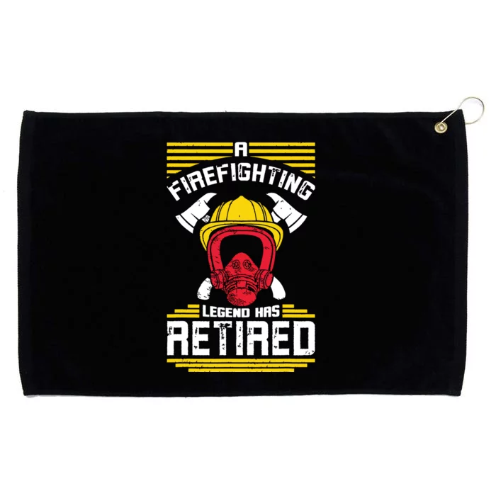 Firefighter Costume A Firefighting Legend Has Retired Grommeted Golf Towel