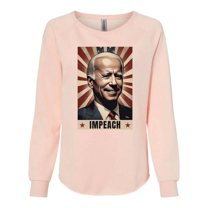 Funny Conservative Anti Joe Biden Womens California Wash Sweatshirt