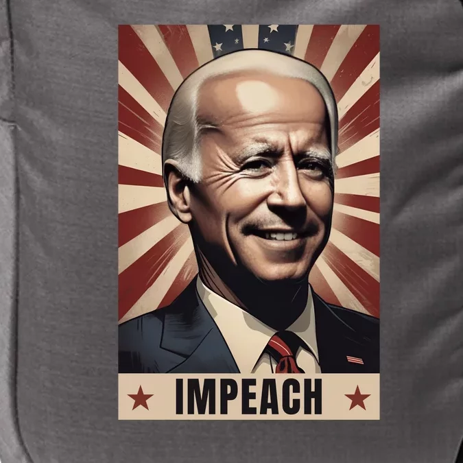 Funny Conservative Anti Joe Biden Impact Tech Backpack