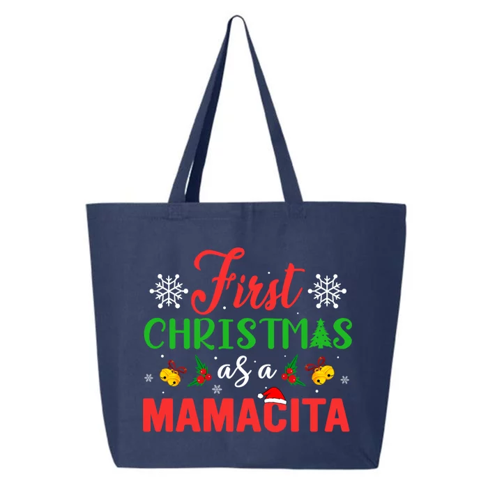 First Christmas As A Mamacita Group Matching Mamacita Xmas Gift 25L Jumbo Tote