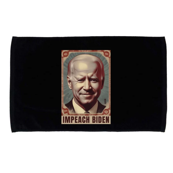 Funny Conservative Anti Joe Biden Microfiber Hand Towel