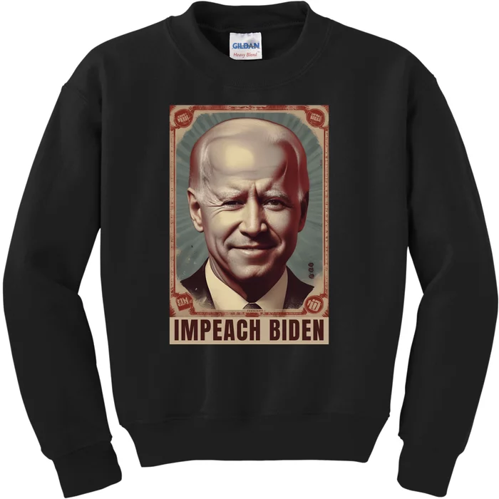 Funny Conservative Anti Joe Biden Kids Sweatshirt