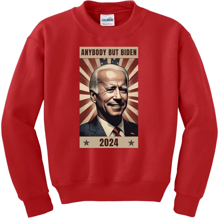 Funny Conservative Anti Joe Biden Kids Sweatshirt