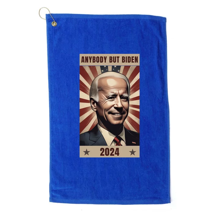 Funny Conservative Anti Joe Biden Platinum Collection Golf Towel