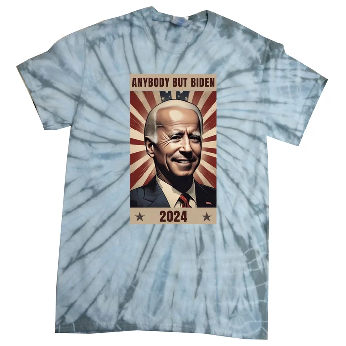 Funny Conservative Anti Joe Biden Tie-Dye T-Shirt