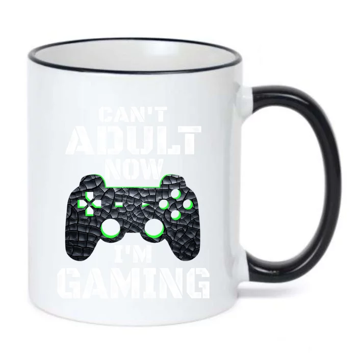 Funny CanT Adult Now IM Gaming Gamer Gift Teens Meaningful Gift Black Color Changing Mug