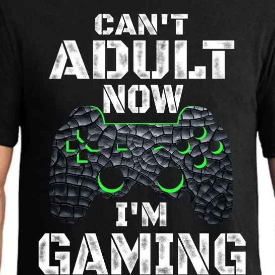 Funny CanT Adult Now IM Gaming Gamer Gift Teens Meaningful Gift Pajama Set