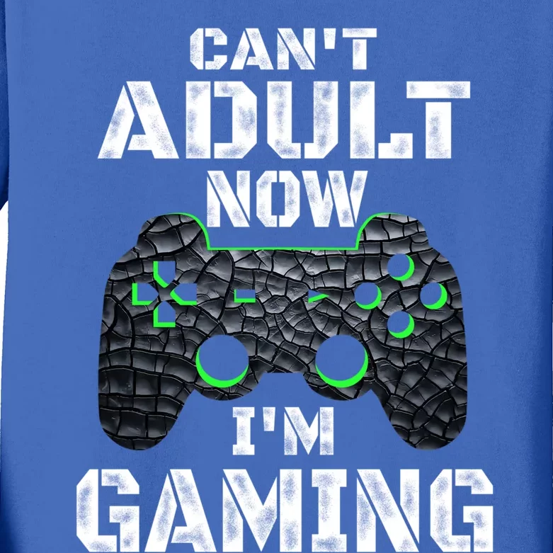 Funny CanT Adult Now IM Gaming Gamer Gift Teens Meaningful Gift Kids Long Sleeve Shirt