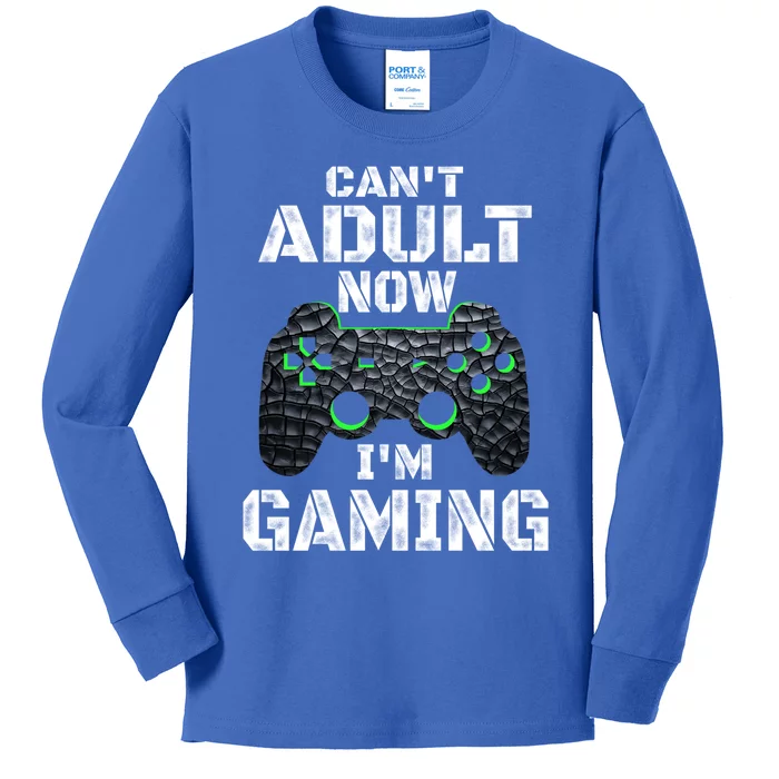 Funny CanT Adult Now IM Gaming Gamer Gift Teens Meaningful Gift Kids Long Sleeve Shirt