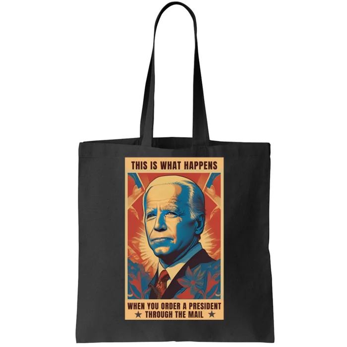 Funny Conservative Anti Joe Biden Tote Bag