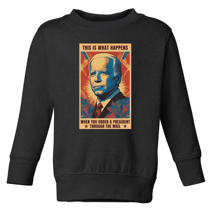 Funny Conservative Anti Joe Biden Toddler Sweatshirt