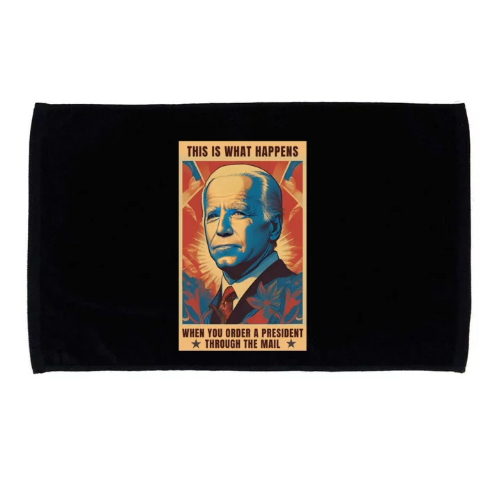 Funny Conservative Anti Joe Biden Microfiber Hand Towel