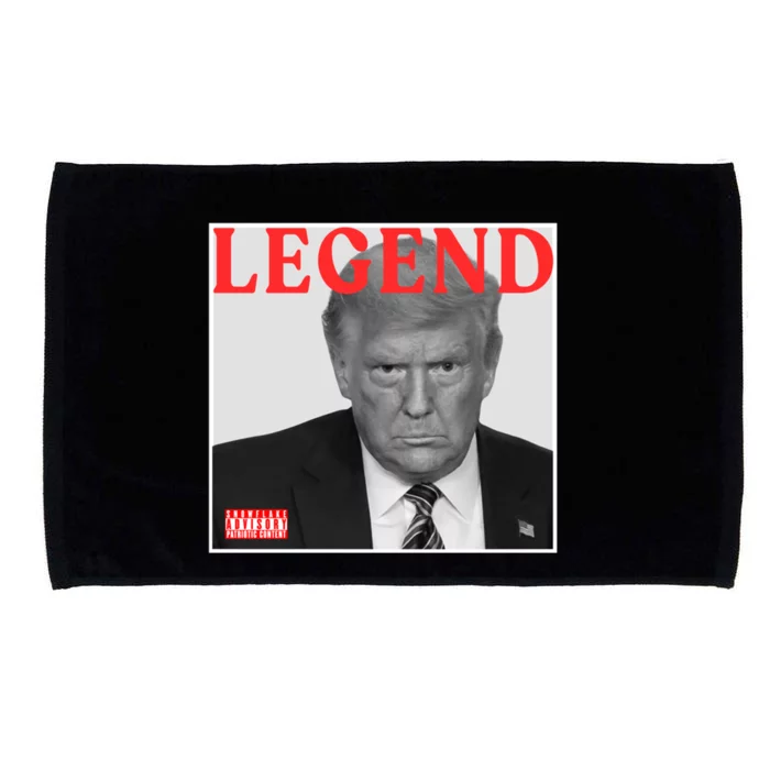 Funny Cd Album Cover Trump Legend Funny Gift Microfiber Hand Towel