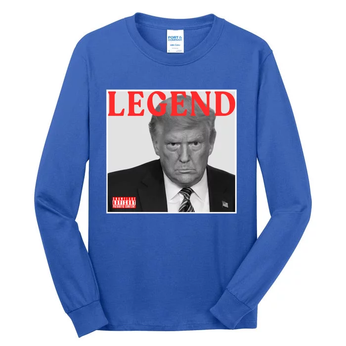 Funny Cd Album Cover Trump Legend Funny Gift Tall Long Sleeve T-Shirt