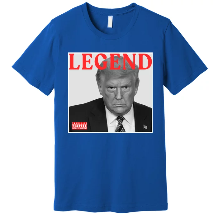 Funny Cd Album Cover Trump Legend Funny Gift Premium T-Shirt