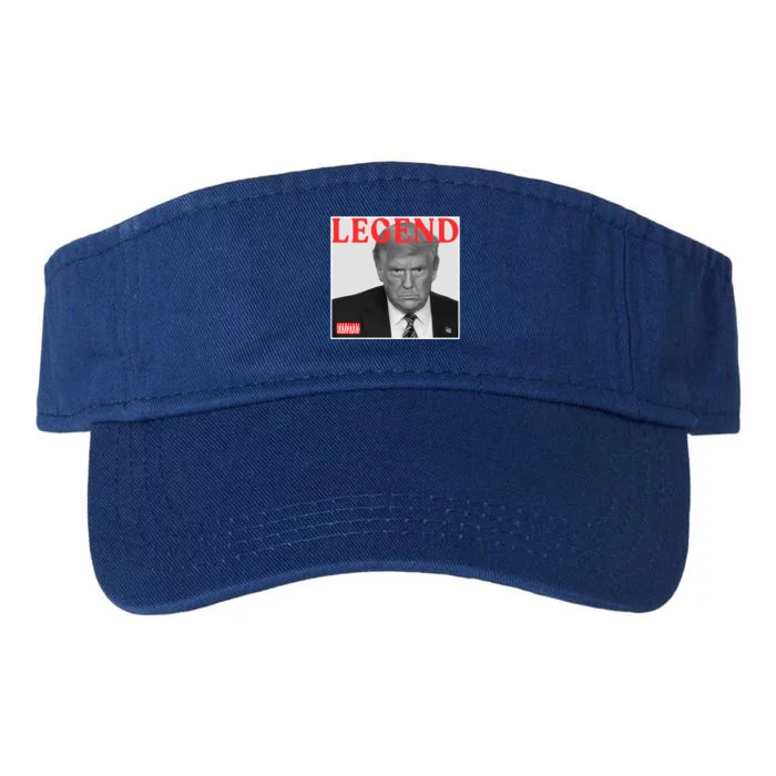 Funny Cd Album Cover Trump Legend Funny Gift Valucap Bio-Washed Visor