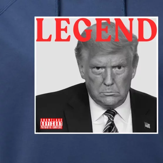 Funny Cd Album Cover Trump Legend Funny Gift Performance Fleece Hoodie