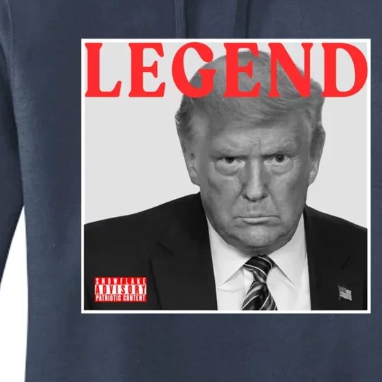 Funny Cd Album Cover Trump Legend Funny Gift Women's Pullover Hoodie