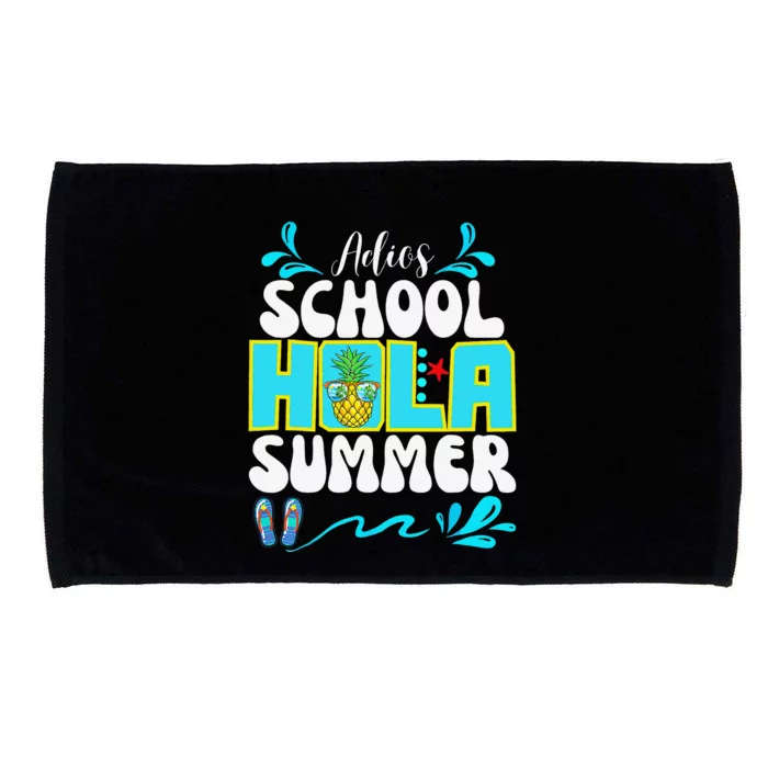 Funny Cute Adios School Hola Summer lovley Microfiber Hand Towel