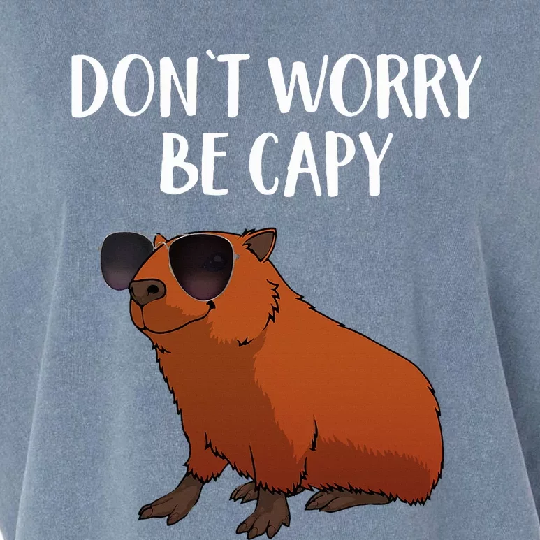 Funny Capybara Art For Cavy Rodent Lover Capybara Garment-Dyed Women's Muscle Tee