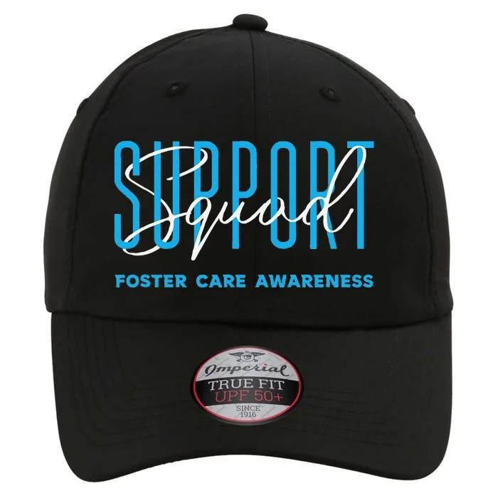 Foster Care Awareness Support Squad Light Blue Ribbon The Original Performance Cap