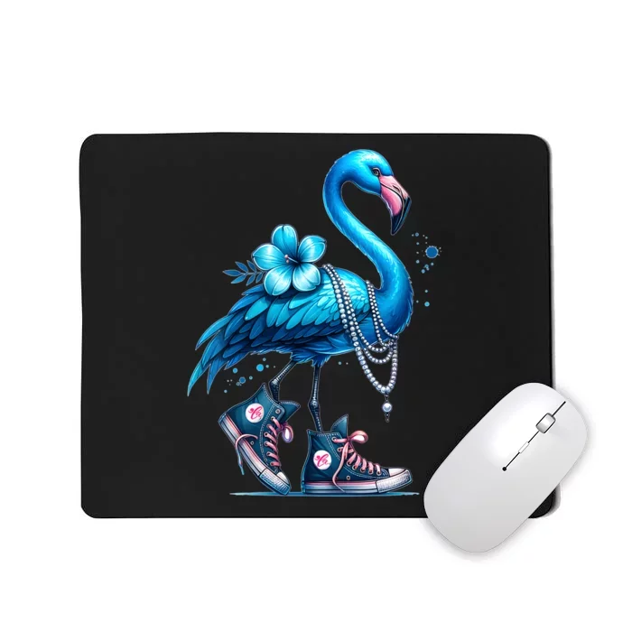 Flamingo Chucks And Pearls Comma La Kamala 2024 Mousepad