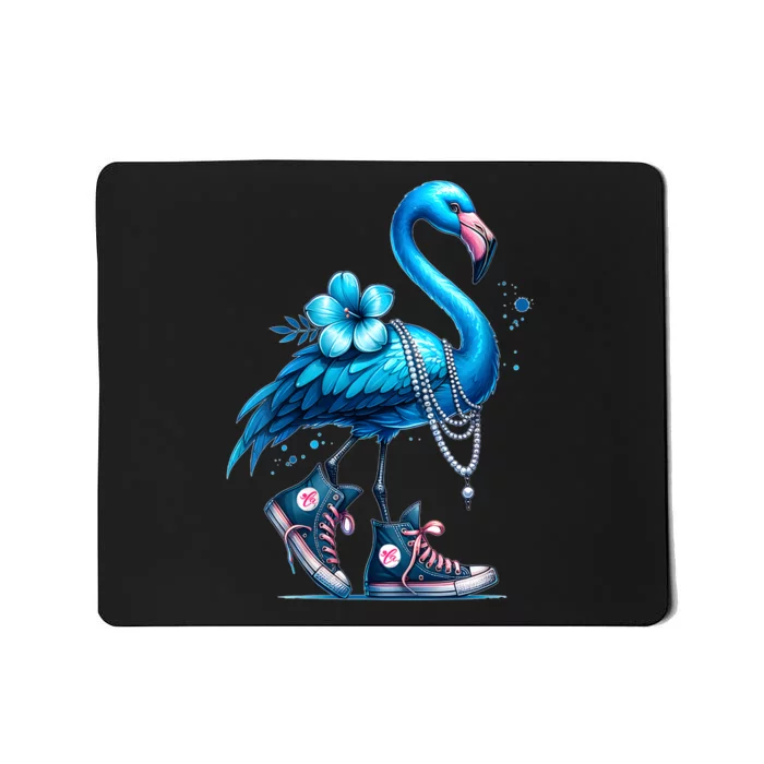 Flamingo Chucks And Pearls Comma La Kamala 2024 Mousepad