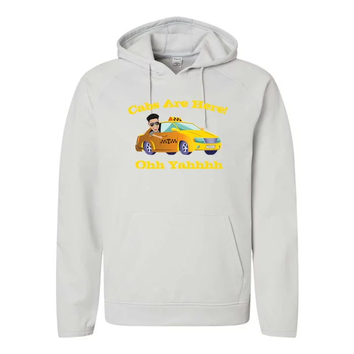 Funny Cabs Are Here With Dj Pauly D From The Jersey Shore Ohh Yahhh Performance Fleece Hoodie