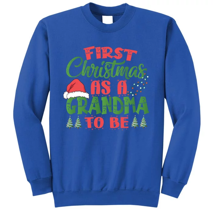 First Christmas As A Grandma To Be Gift Future Granny Xmas Meaningful Gift Sweatshirt