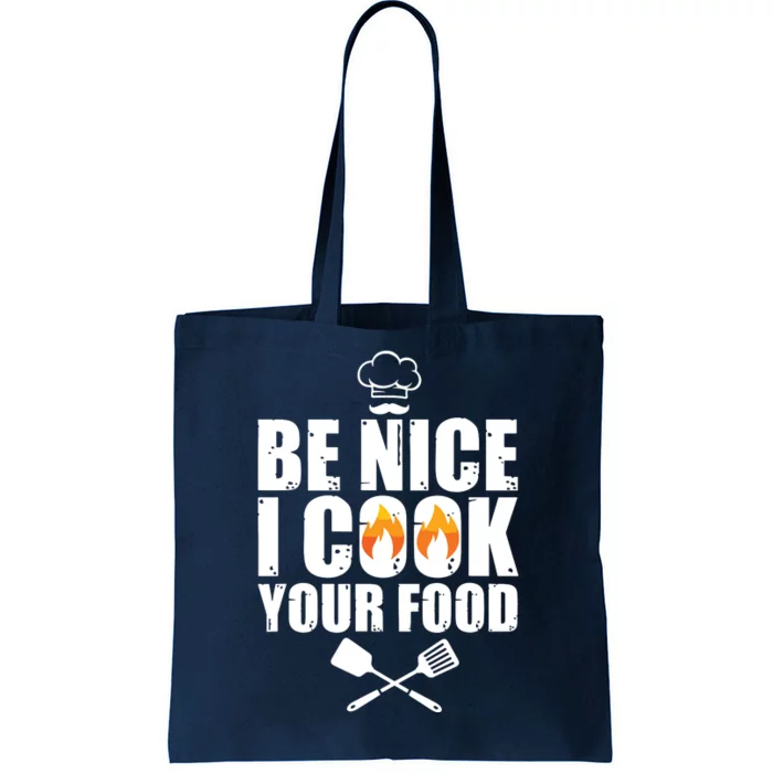 Funny Chef Art For Men Women Restaurant Cooking Food Lover Tote Bag