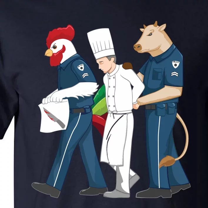 Funny Chef Accused Of Murder Restaurant Cook Kitchen Worker Tall T-Shirt