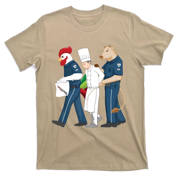 Funny Chef Accused Of Murder Restaurant Cook Kitchen Worker T-Shirt