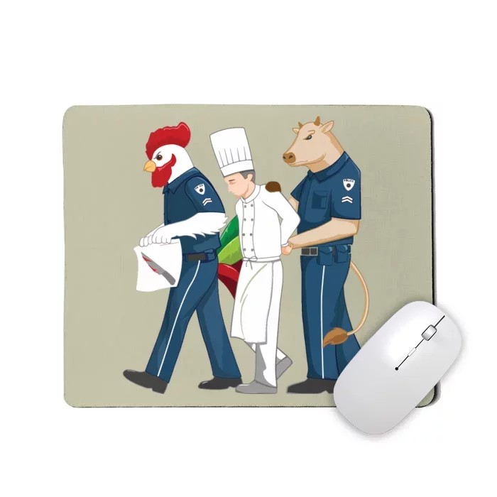 Funny Chef Accused Of Murder Restaurant Cook Kitchen Worker Mousepad